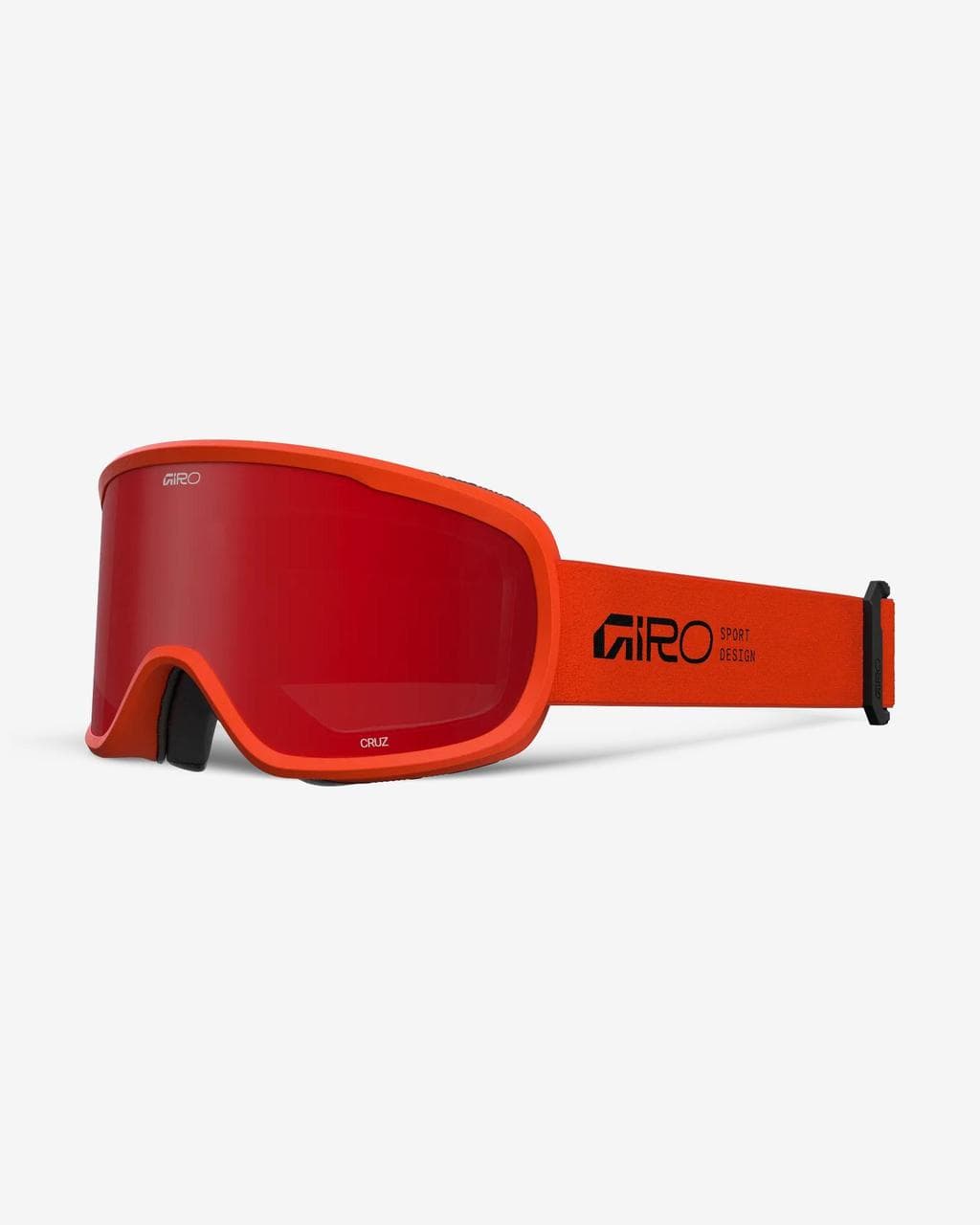 Masque Giro Cruz Stacked orange avec lentille Amber Scarlet