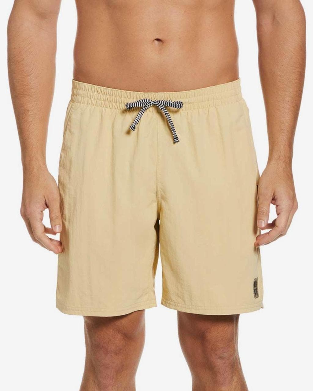 Maillot de bain Nike Swim Volley Mesh 7" beige - XS