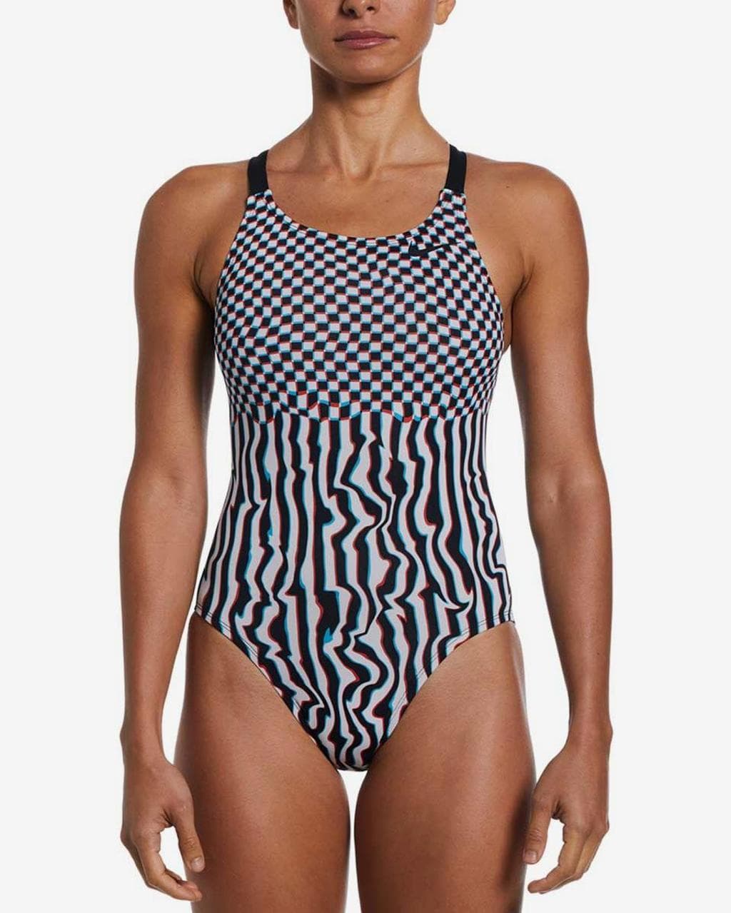 Maillot de bain Nike Swim Fast Back One Piece noir blanc bleu rouge femme - 22