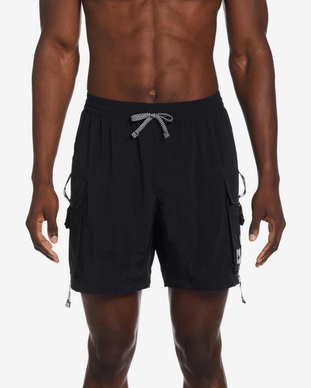 Maillot de bain Nike Swim Volley Belt Logo 7" noir - XS